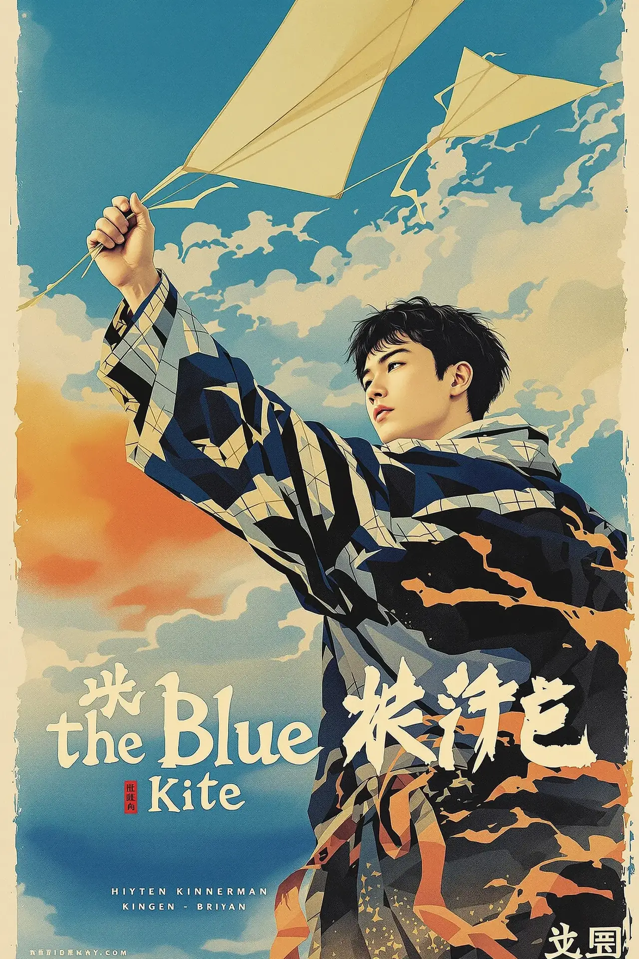 蓝风筝 电影海报